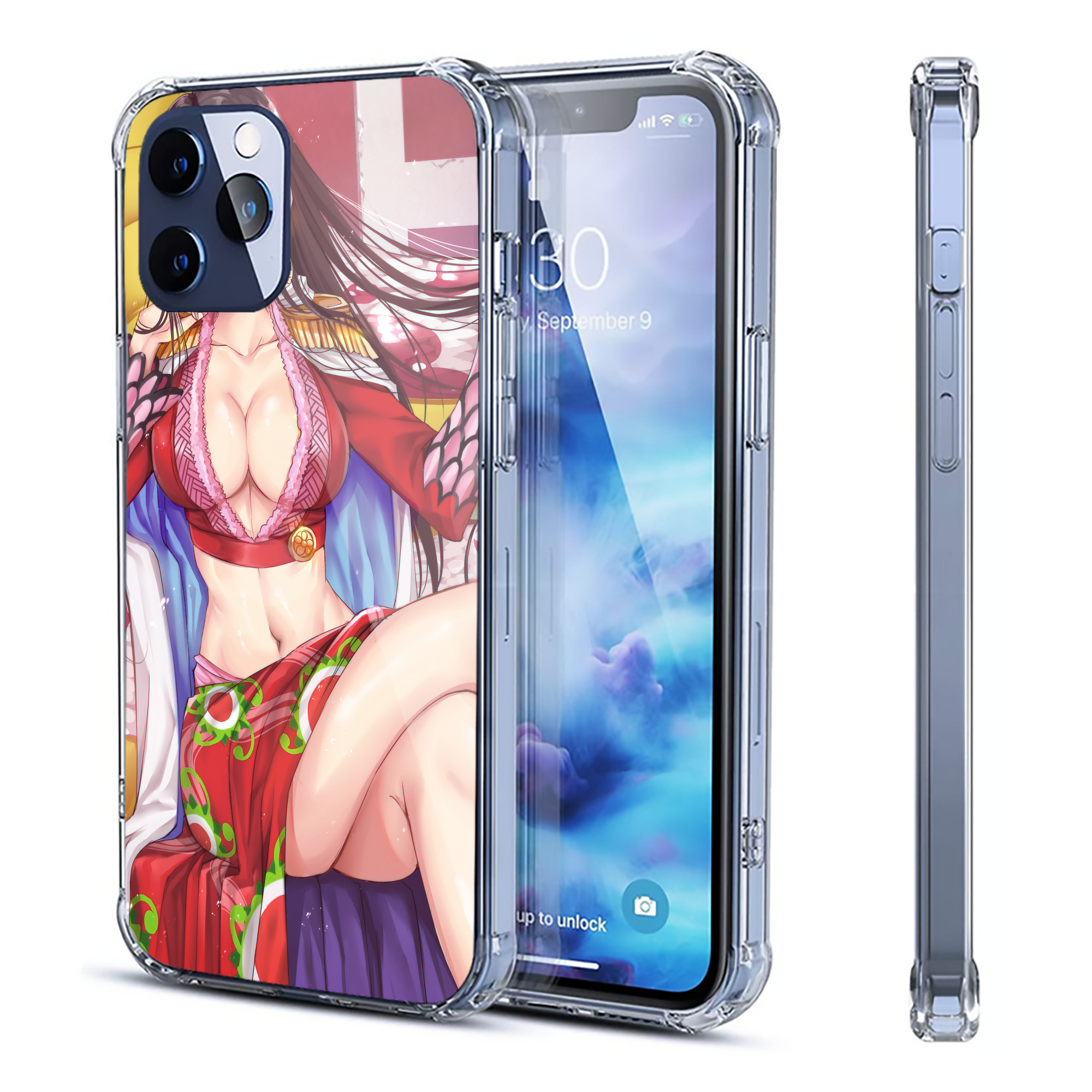 （画像用） ワンピース ONE PIECE 【iPhone 12シリーズ対応】透明スマホケース（クリアソフトケース）